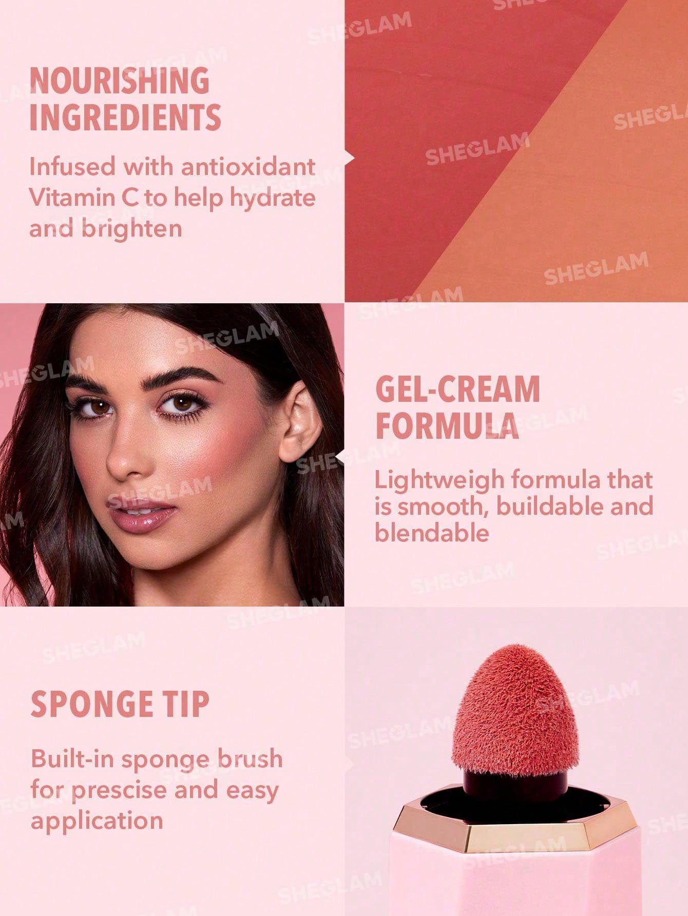 SHEGLAM Blush Matte Finish-On point